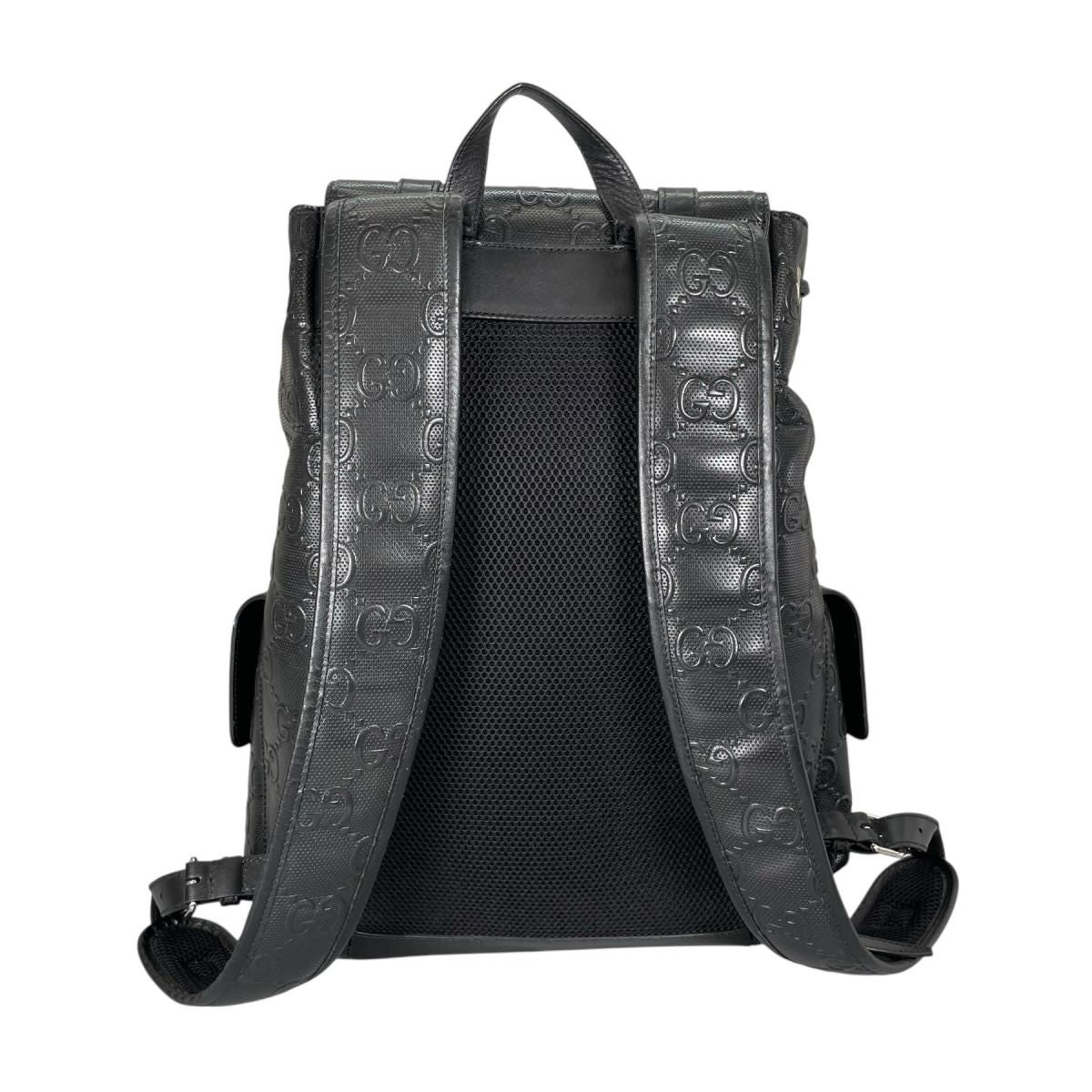 Gucci Backpack GG Emboss Black — view 3