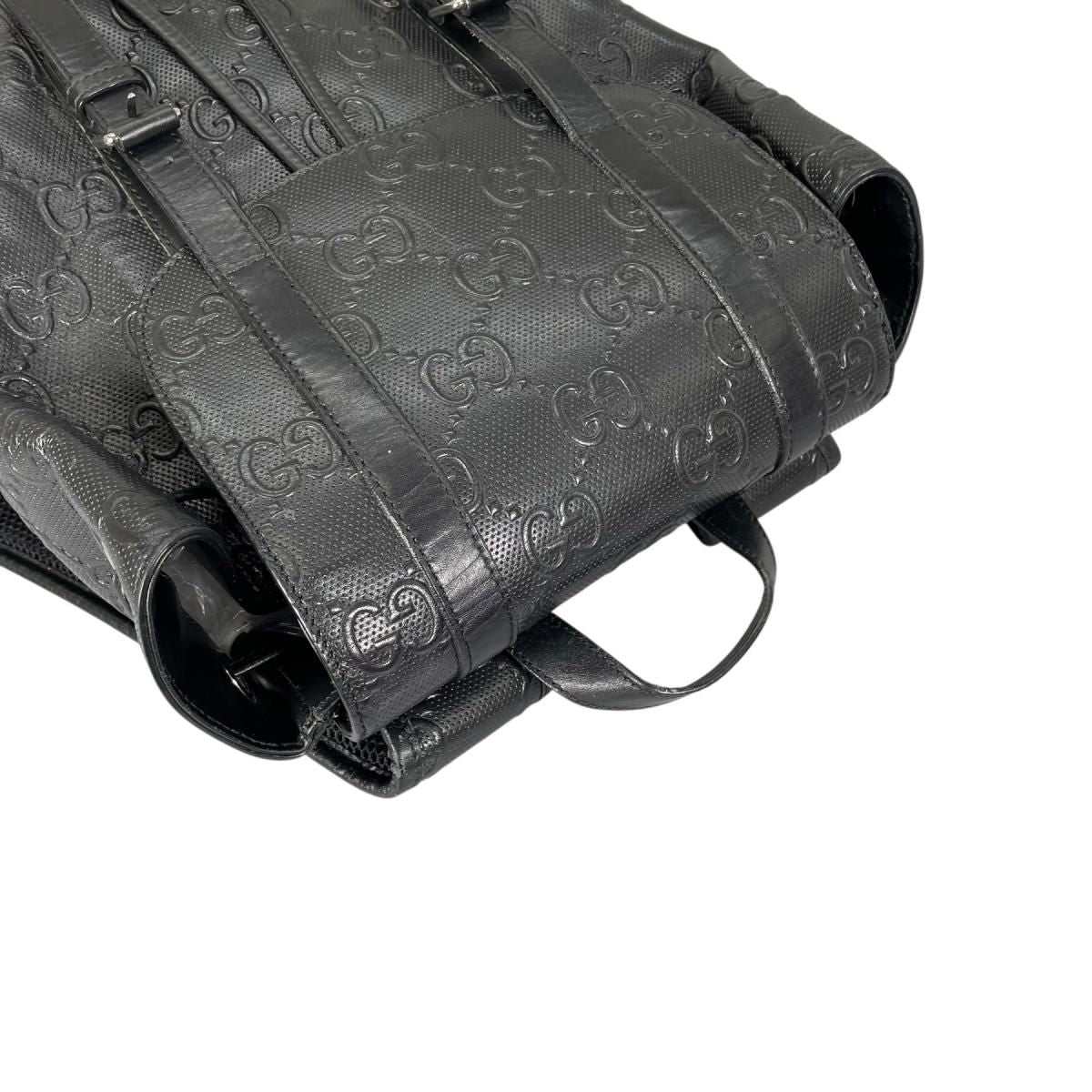 Gucci Backpack GG Emboss Black — view 5