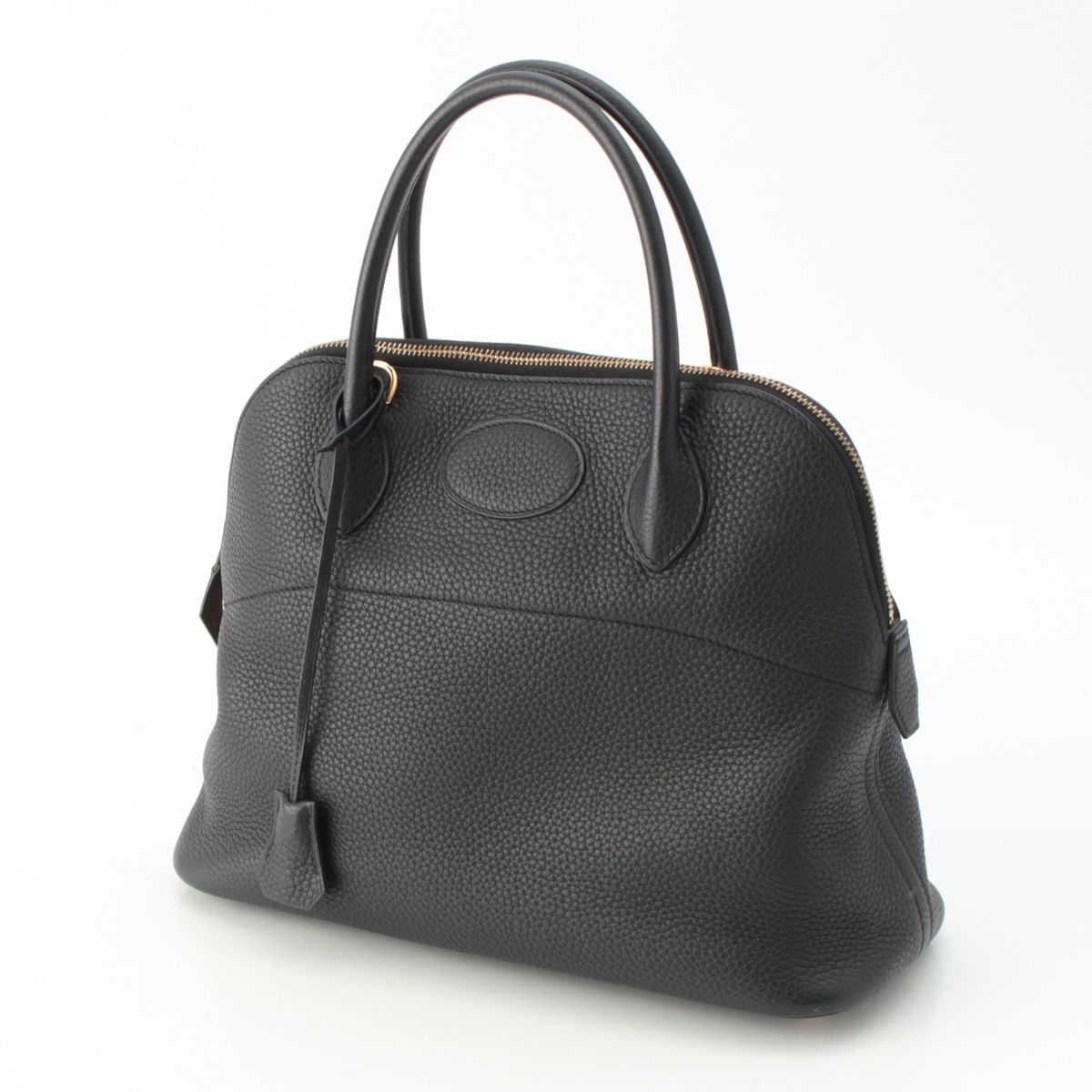 Hermes Bolide 31 Taurillon Clemence Gold Handbag 2-Way Shoulder Noir Black — view 2