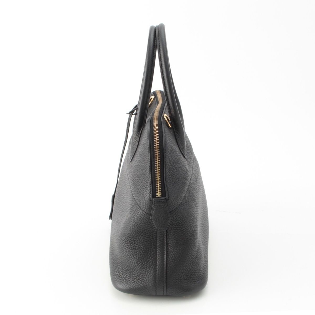 Hermes Bolide 31 Taurillon Clemence Gold Handbag 2-Way Shoulder Noir Black — view 3