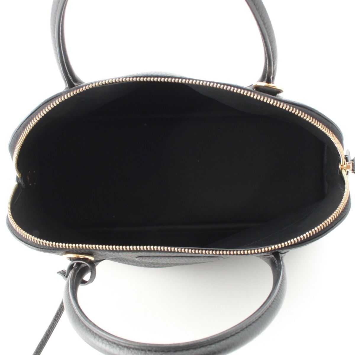 Hermes Bolide 31 Taurillon Clemence Gold Handbag 2-Way Shoulder Noir Black — view 6