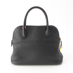 Hermes Bolide 31 Taurillon Clemence Gold Handbag 2-Way Shoulder Noir Black — view 4