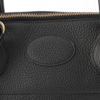 Hermes Bolide 31 Taurillon Clemence Gold Handbag 2-Way Shoulder Noir Black — view 8