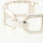 Hermes 925 Chaine D'ancre Bangle Bracelet Silver — view 6