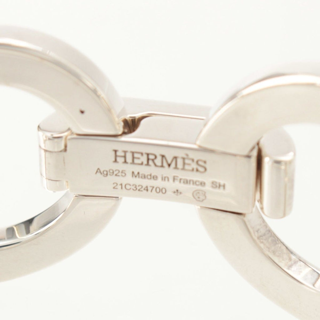 Hermes 925 Chaine D'ancre Bangle Bracelet Silver — view 8