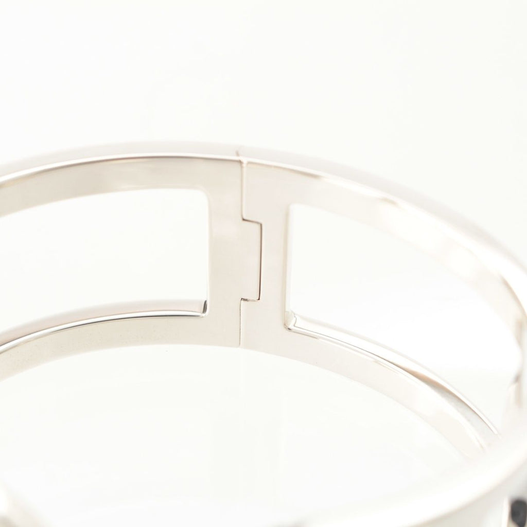 Hermes 925 Chaine D'ancre Bangle Bracelet Silver — view 7
