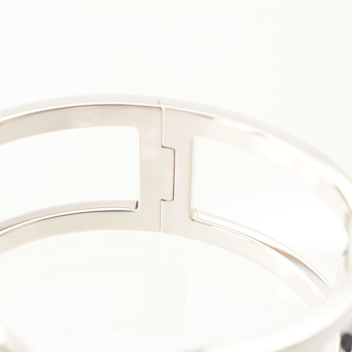 Hermes 925 Chaine D'ancre Bangle Bracelet Silver — view 7