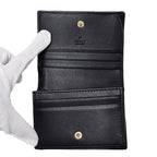 Gucci Wallet Bifold GG Marmont Leather Black Quilted Mini Small — view 4