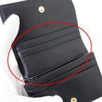 Gucci Wallet Bifold GG Marmont Leather Black Quilted Mini Small — view 7