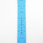 Hermes Simple Tour Kilim Light Blue Silver Apple Watch Strap — view 6