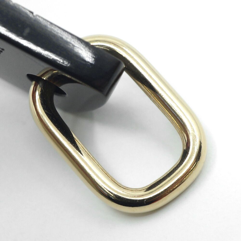 Hermes Boot Motif Pendant Necklace Gold Black — view 8