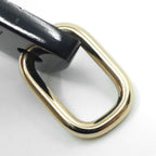 Hermes Boot Motif Pendant Necklace Gold Black — view 8