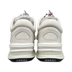 Gucci Sneakers GG Logo 34.5 Leather White Pink Green — view 4