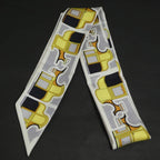 Hermes Scarf Twirly Scarves White — view 5