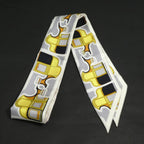 Hermes Scarf Twirly Scarves White — view 2