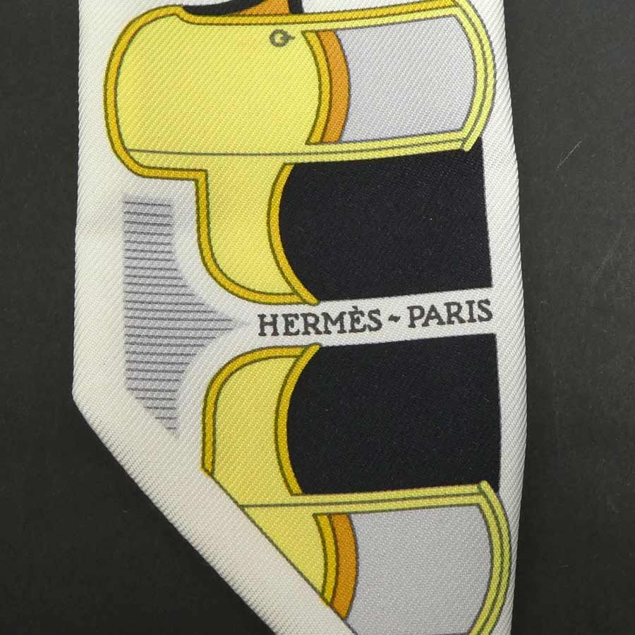 Hermes Scarf Twirly Scarves White — view 8