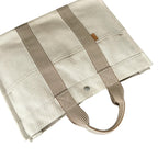 Hermes New Full Toe MM Handbag Cotton Beige — view 5