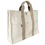 Hermes New Full Toe MM Handbag Cotton Beige — view 3