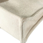 Hermes New Full Toe MM Handbag Cotton Beige — view 8