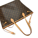 Louis Vuitton Neverfull MM Tote Bag Monogram Canvas Brown — view 5