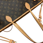 Louis Vuitton Neverfull MM Tote Bag Monogram Canvas Brown — view 6
