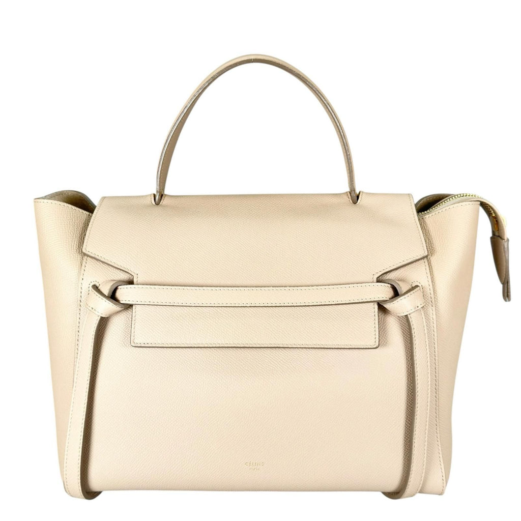 Celine Small Leather Beige Belt Bag