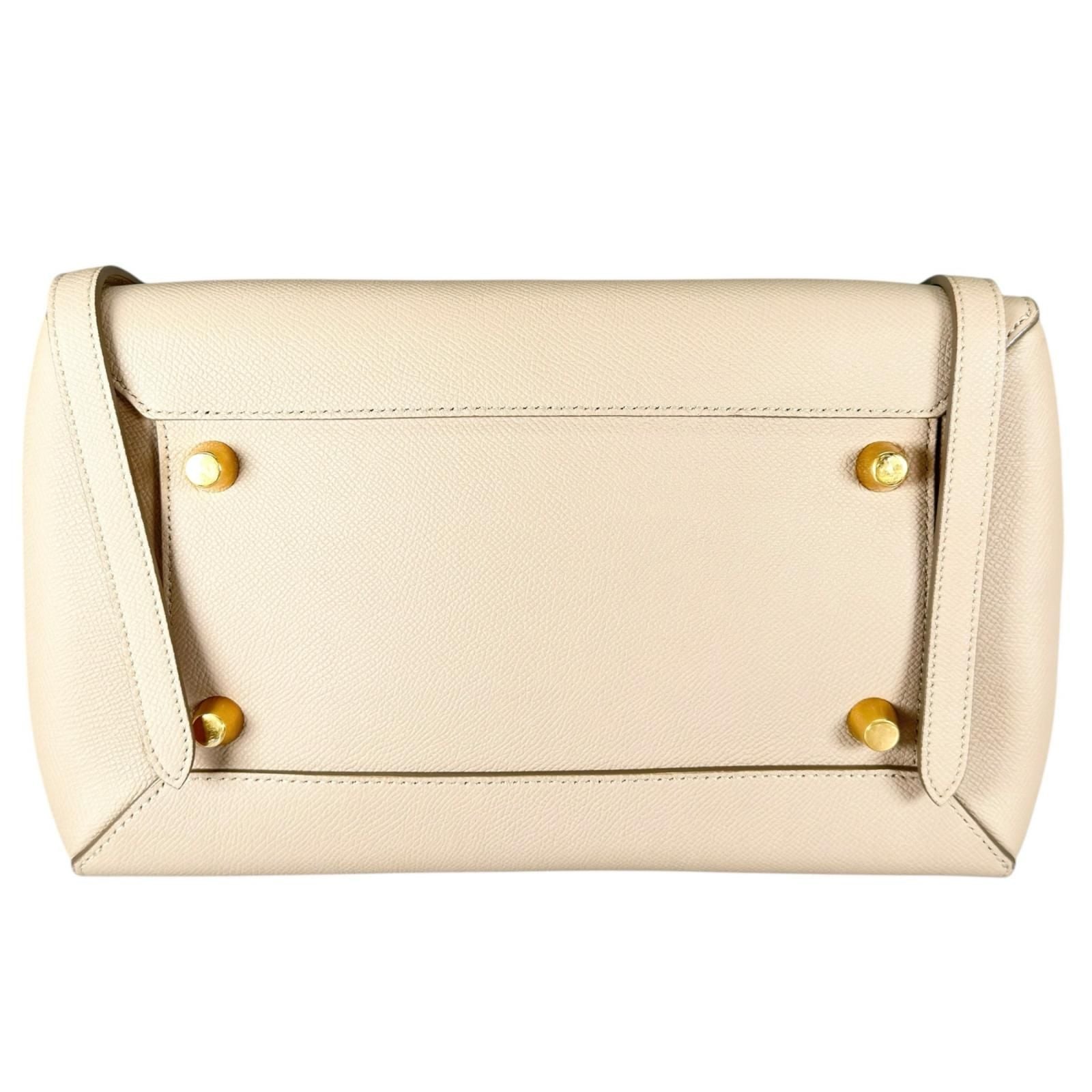 Celine Small Leather Beige Belt Bag — view 4