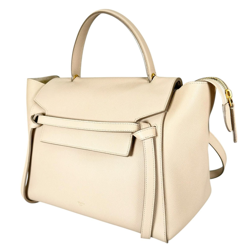 Celine Small Leather Beige Belt Bag — view 2