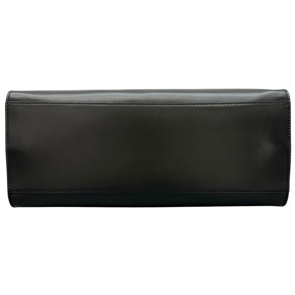Gucci Nymphaea Bamboo Handbag Leather Black 2-Way — view 4