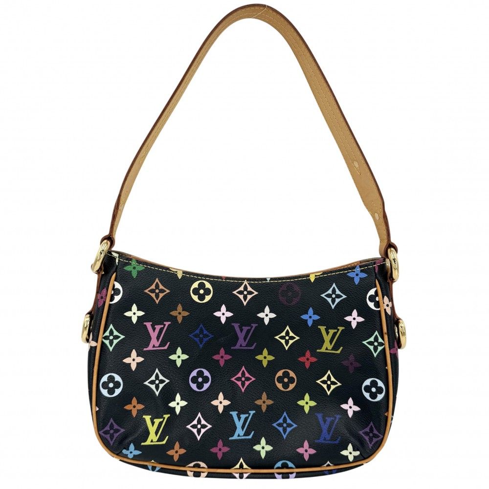 Louis Vuitton Shoulder Bag Lodge PM Black Monogram Multicolor Noir Gold — view 2