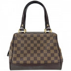 Louis Vuitton Handbag Knightsbridge Damier Canvas Brown Gold — view 2