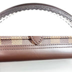 Louis Vuitton Handbag Knightsbridge Damier Canvas Brown Gold — view 9