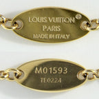 Louis Vuitton Necklace Key Motif LV Padlock Double Chain with Adjuster Star — view 5