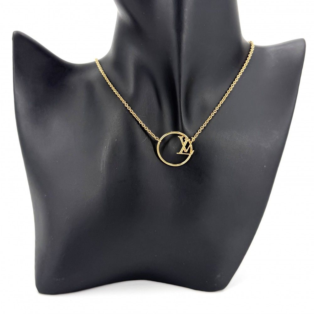 Louis Vuitton Necklace Collier LV Eclipse Pendant with Adjustable Star Gold — view 3