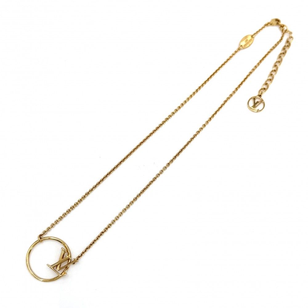 Louis Vuitton Necklace Collier LV Eclipse Pendant with Adjustable Star Gold — view 5