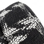 Chanel Hat Tweed Bucket Hat CC Logo M Black White — view 9