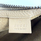 Gucci Handbag Hobo One Hand Shoulder GG Supreme Canvas Leather Brown Silver — view 4