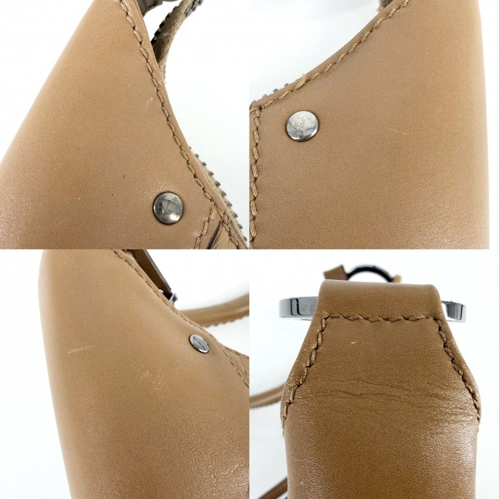 Gucci Handbag Hobo One Hand Shoulder GG Supreme Canvas Leather Brown Silver — view 7