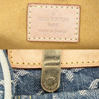 Louis Vuitton Handbag Neo Speedy Monogram Denim Blue Gold — view 5