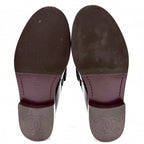 Chanel Loafers Logo CC Shoes 37c Leather Brown Gold — view 5