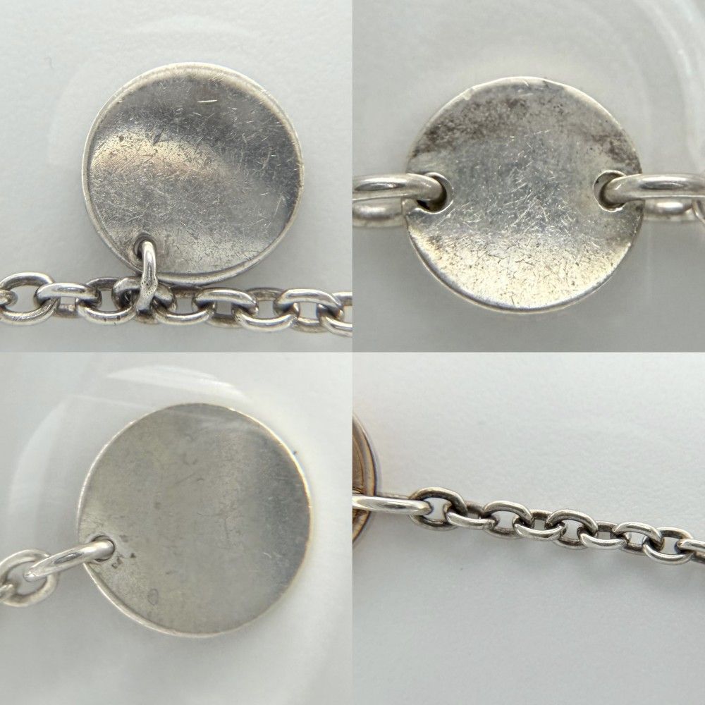 Hermes Necklace Series Confetti 80 Long 18k PG 925 Sterling Silver 18k Pink Gold — view 6