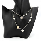 Hermes Necklace Series Confetti 80 Long 18k PG 925 Sterling Silver 18k Pink Gold — view 3