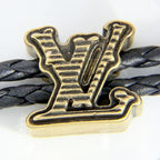 Louis Vuitton Bracelet Monogram LV Rodeo Black Gold — view 6
