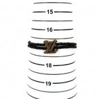 Louis Vuitton Bracelet Monogram LV Rodeo Black Gold — view 5