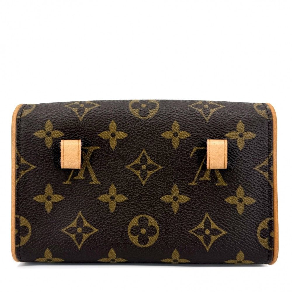 Louis Vuitton Waist Bag Monogram Pochette Florentine Pouch S Brown Gold — view 2