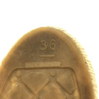 Chanel CC Logo Espadori Slip on Silver 36 — view 6