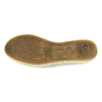Chanel CC Logo Espadori Slip on Silver 36 — view 4