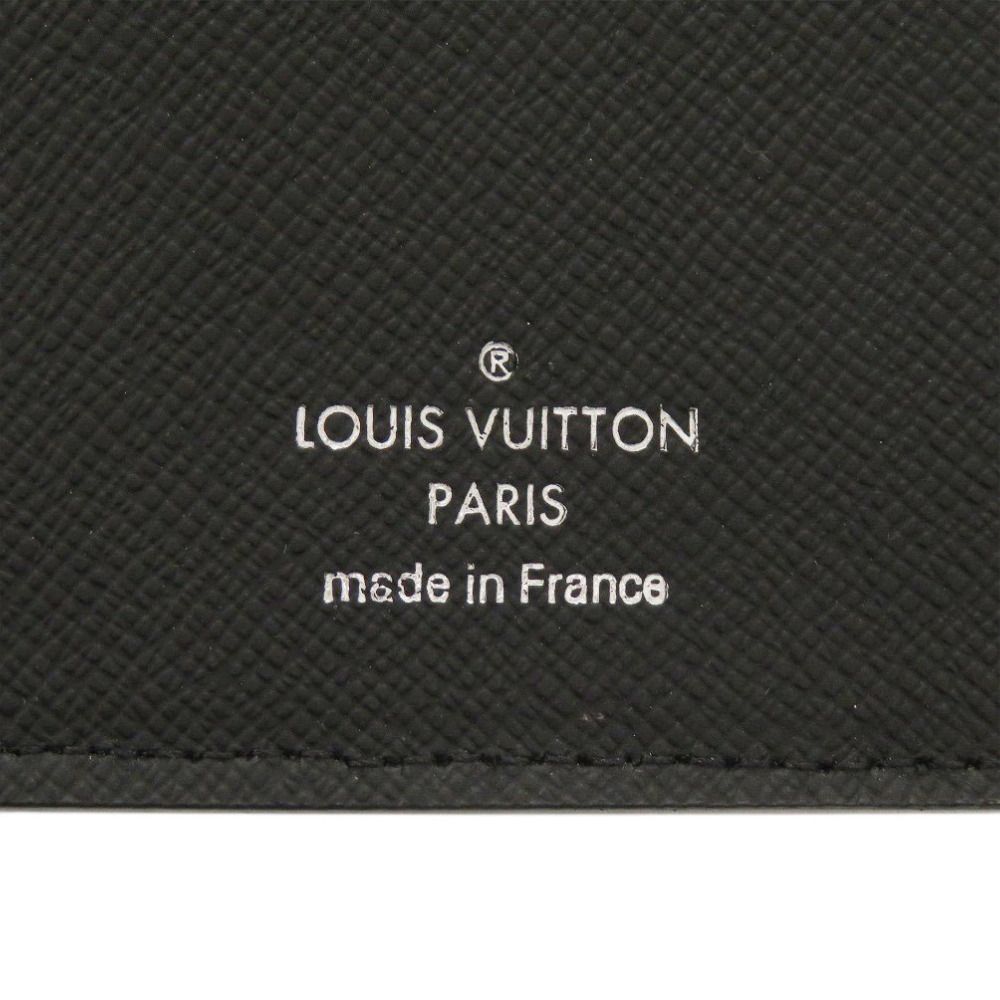 Louis Vuitton Portefeuille Brother Taiga Black Wallet — view 8