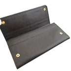 Prada Sapphia Leather Black Bifold Wallet — view 3