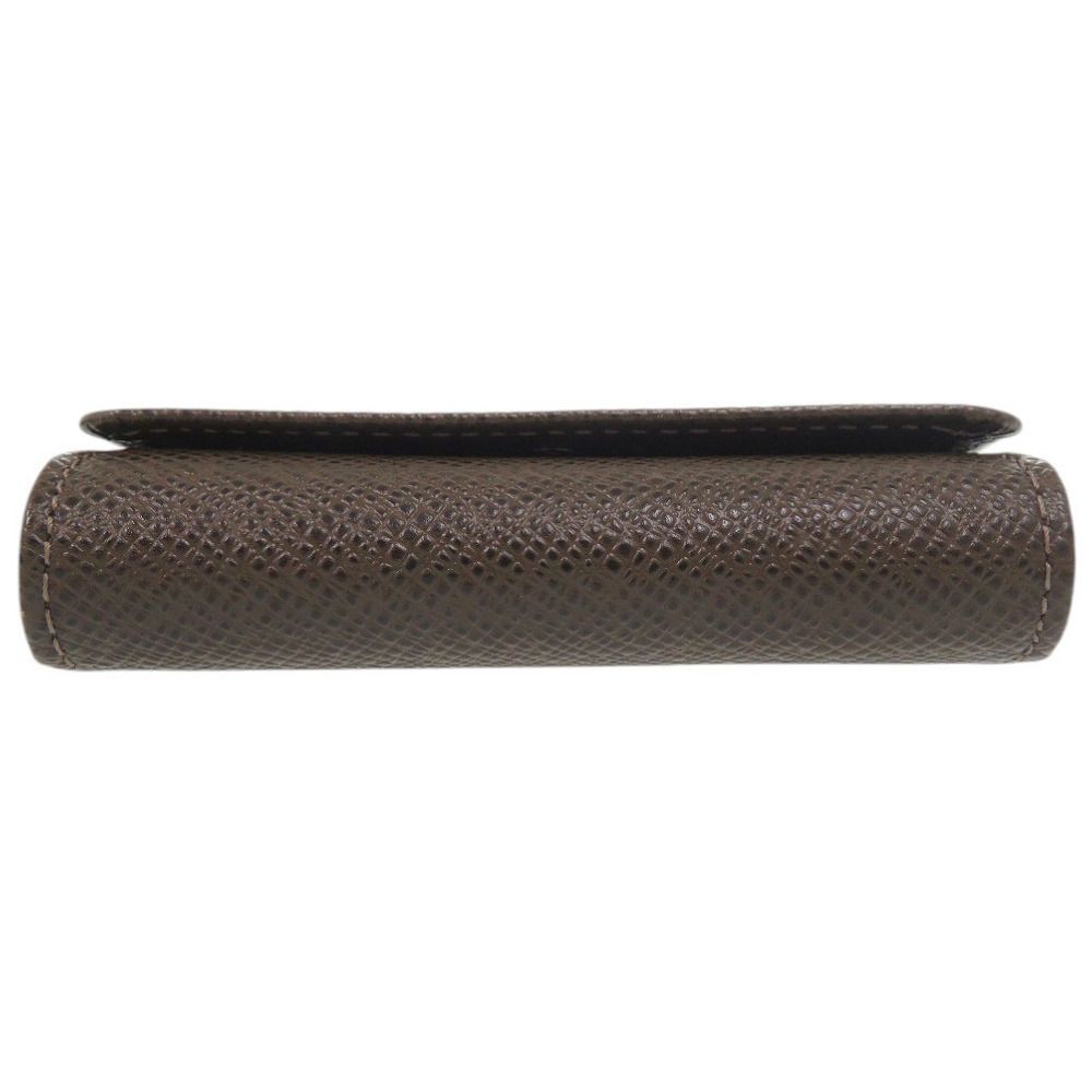 Louis Vuitton Porte-Monnaie Sergei Taiga Grizzly Coin Case Wallet Brown — view 3